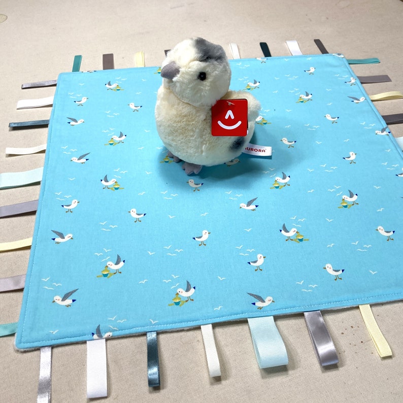 Baby Seagull Ribbon Blanket and Chick image 5