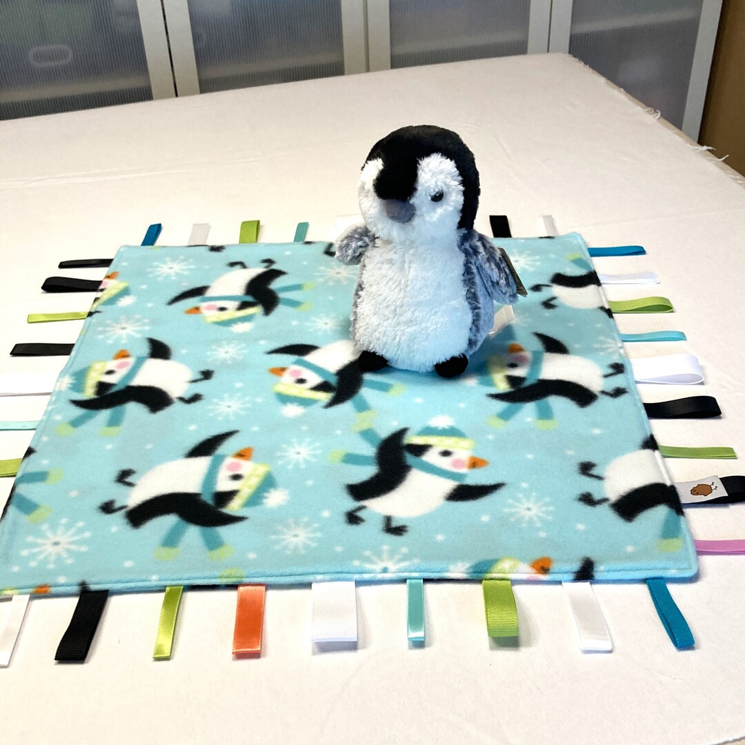 Baby Penguin Ribbon Blanket Set - Etsy