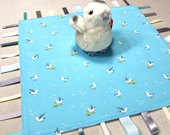 Baby Seagull Ribbon Blanket and Chick