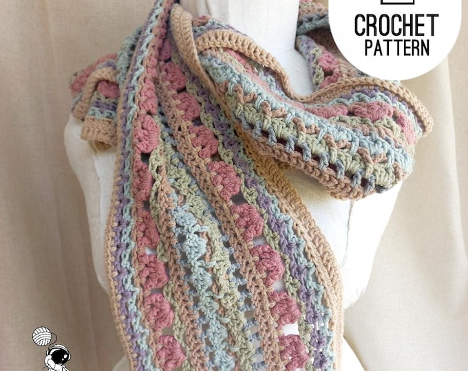 Crochet Scarf Pattern Easy Neck Cowl Crochet Pattern Quick Scarf Winter Project Digital Download
