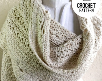 Crochet scarf pattern, Winter cowl pattern, Infinity scarf pattern, Crochet blanket scarf pattern, Winter Wrap Scarf,Crochet Shawl pattern