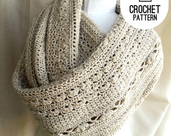 Scarf crochet pattern | Winter Cowl crochet pattern | Crochet Blanket Scarf | Womens crochet pattern | Crochet Shawl Pattern