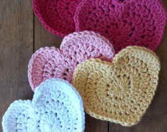 Crochet Heart , small pretty easy heart pattern for beginner,
