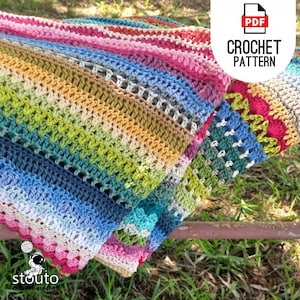 blanket crochet pattern soft crochet afghan made from a collection of crochet stitch patterns