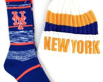 Mets Knit Hat | Etsy UK