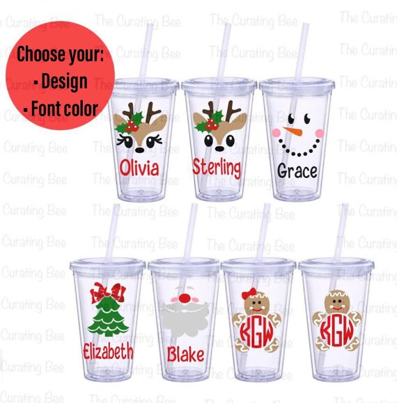 kids christmas cups