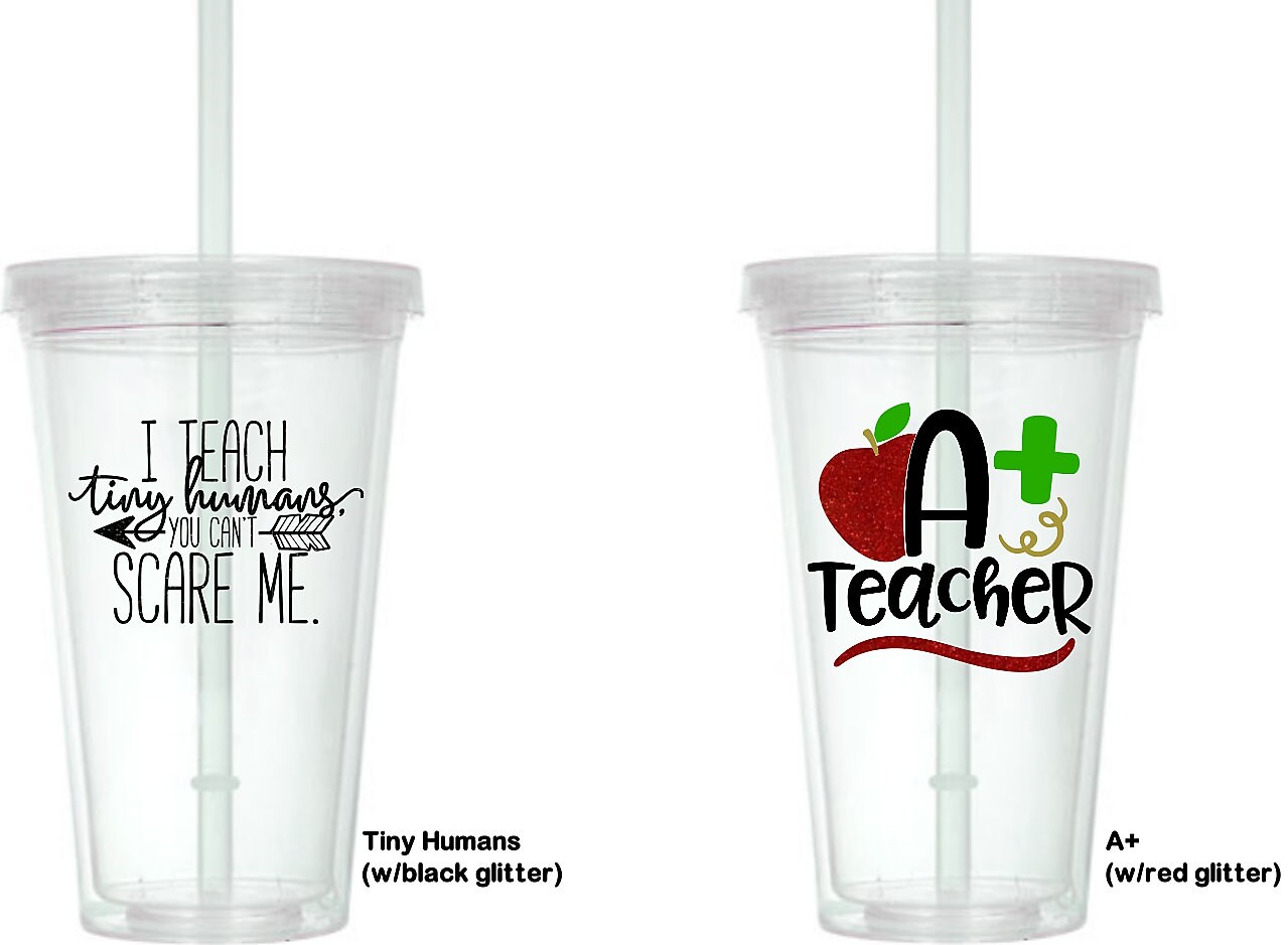 Teacher Travel Cups Teacher Tumblers Teacher Appreciation | Etsy