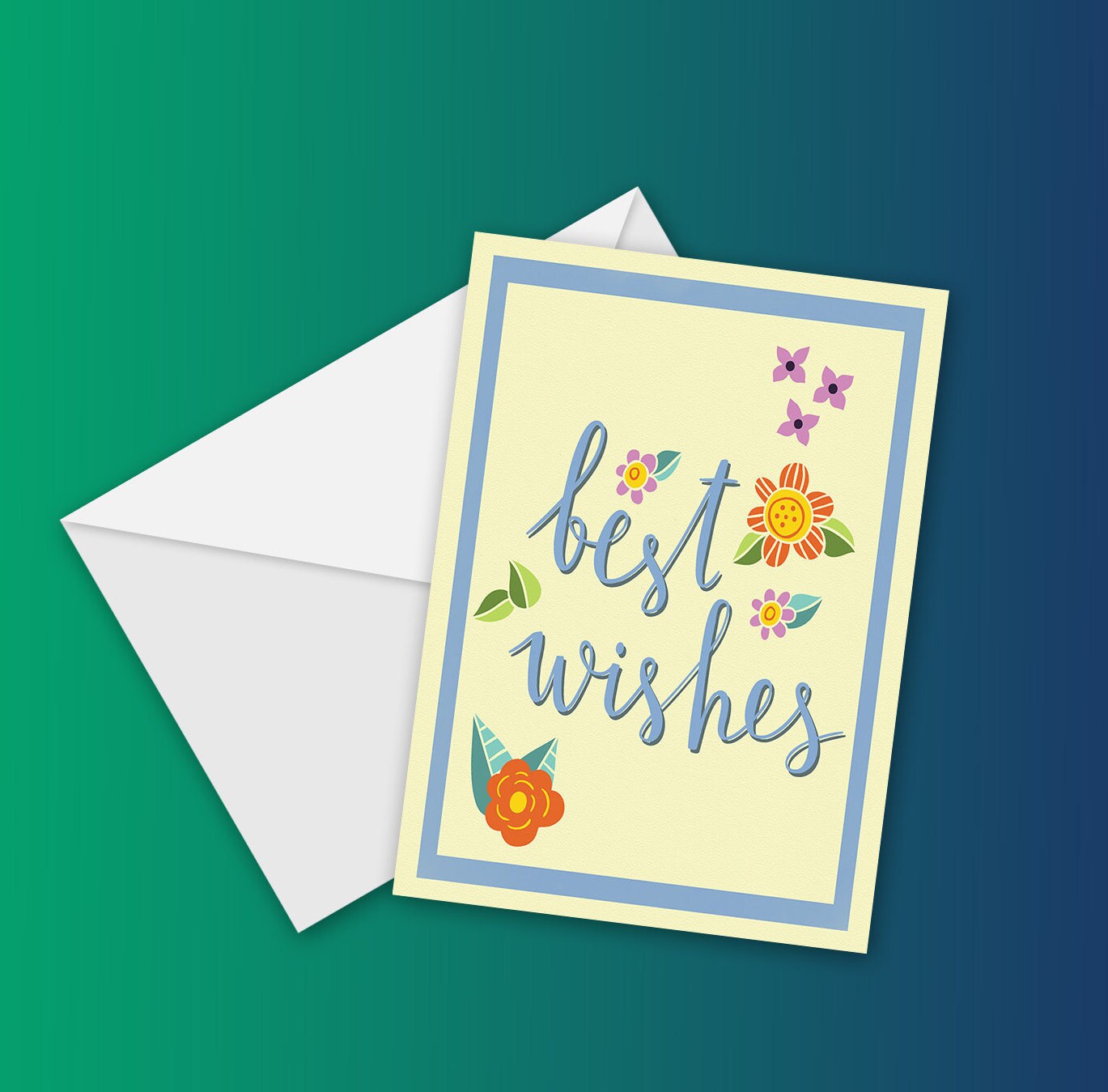 Best Wishes Printable Greeting Card-Congratulations Printable | Etsy