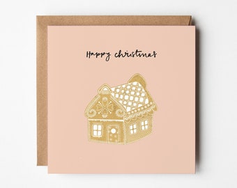 Gingerbread House Christmas Card