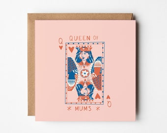 Cartão de Dia das Mães da Rainha das Mães