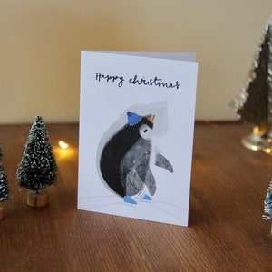 A7 Pinguin Weihnachtskarten