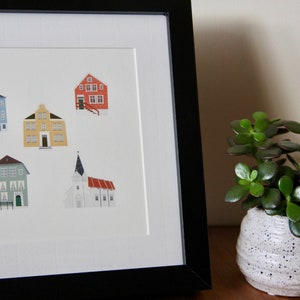 Scandinavian Houses Print