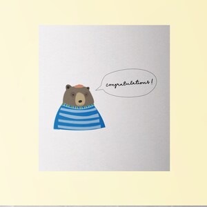 Carta illustrativa di congratulazioni!