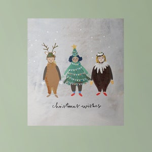 Tarjeta navideña para niños