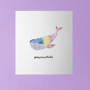 Pansexuwhale trots afdrukken