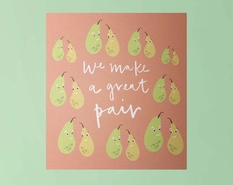 Nous fabriquons une superbe carte de Saint-Valentin en couple