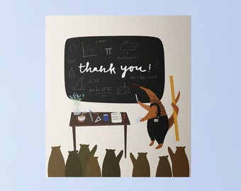 Thank You Teachers Card