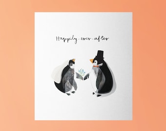 Happily-ever-after Wedding Card