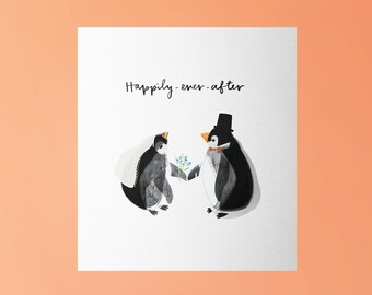 Happily-ever-after Wedding Card