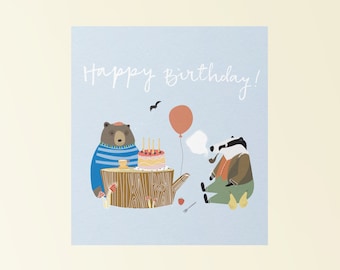 Carte d'anniversaire pour enfants
