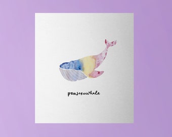 Impression de fierté Pansexuwhale