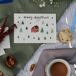 Cartes de Noël Une cabane dans les bois image 6
