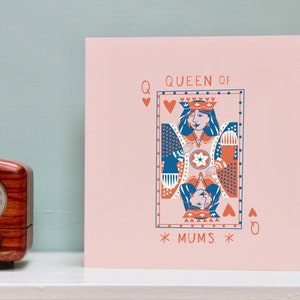 Carte pour la fête des mères de la reine des mamans image 2