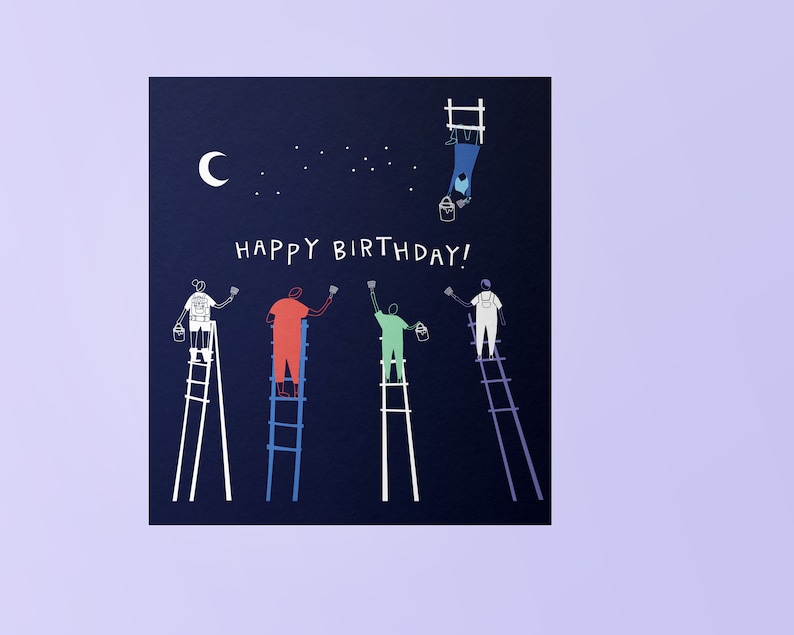 Carte illustrative de joyeux anniversaire image 1