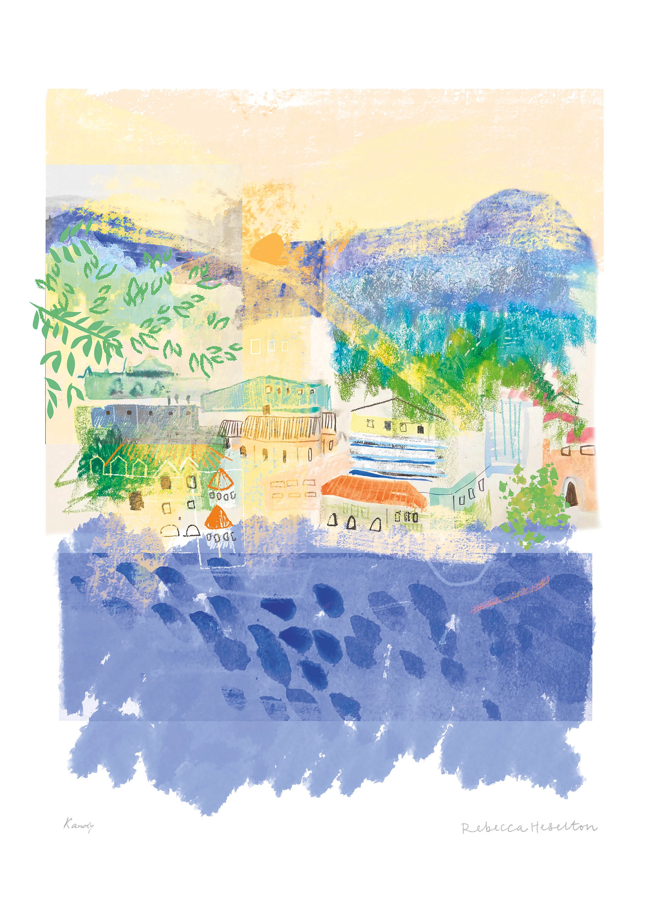 Abstract Fine Art Print of Kandy, Sri Lanka - Etsy