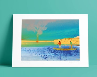 Fishing on the Zambezi - Abstract Fine Art Print