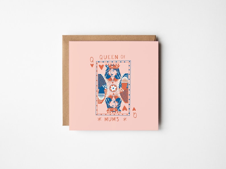 Carte pour la fête des mères de la reine des mamans image 1