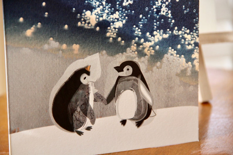 Carte de Saint Valentin Pingouins errants image 3