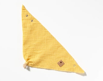 BABY TRIANGLE – supersoft Musselin Dreieckstuch banane