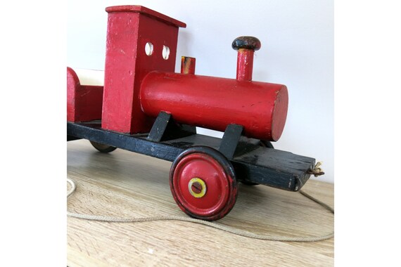 large wooden train