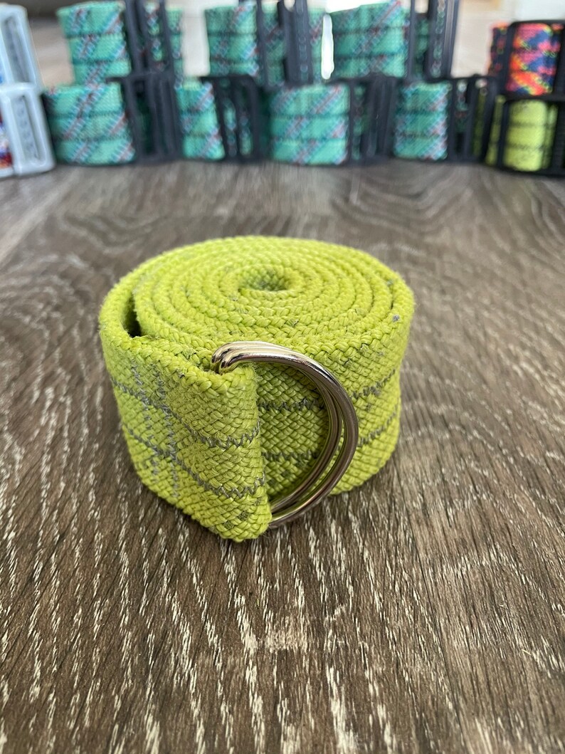Upcycled Climbing Rope Belt Etsy