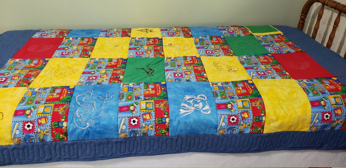 Child's Twin Bed Quilt..Sale..free shipping Etsy