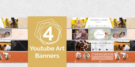 Youtube Banner Youtube Channel Channel Art Youtube Cover Etsy