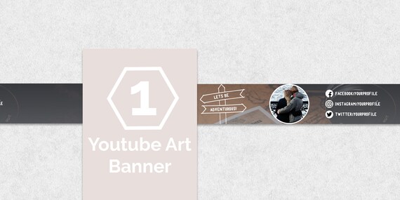 Youtube Banner Youtube Channel Channel Art Youtube Cover Etsy