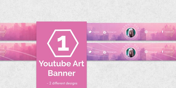 Youtube Banner Youtube Channel Channel Art Youtube Cover Etsy