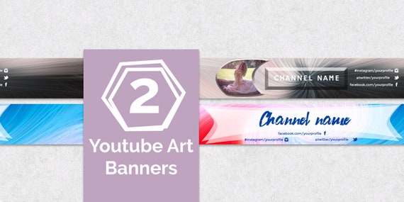 Youtube Banner Youtube Channel Channel Art Youtube Cover Etsy