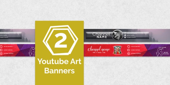 Youtube Banner Youtube Channel Channel Art Youtube Cover Etsy