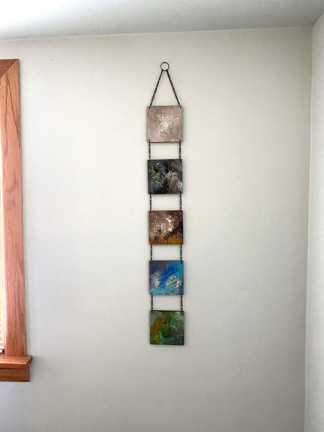 Vertical Wall Art, Narrow Vertical Wall Art, Vertical Wall Decor, Boho