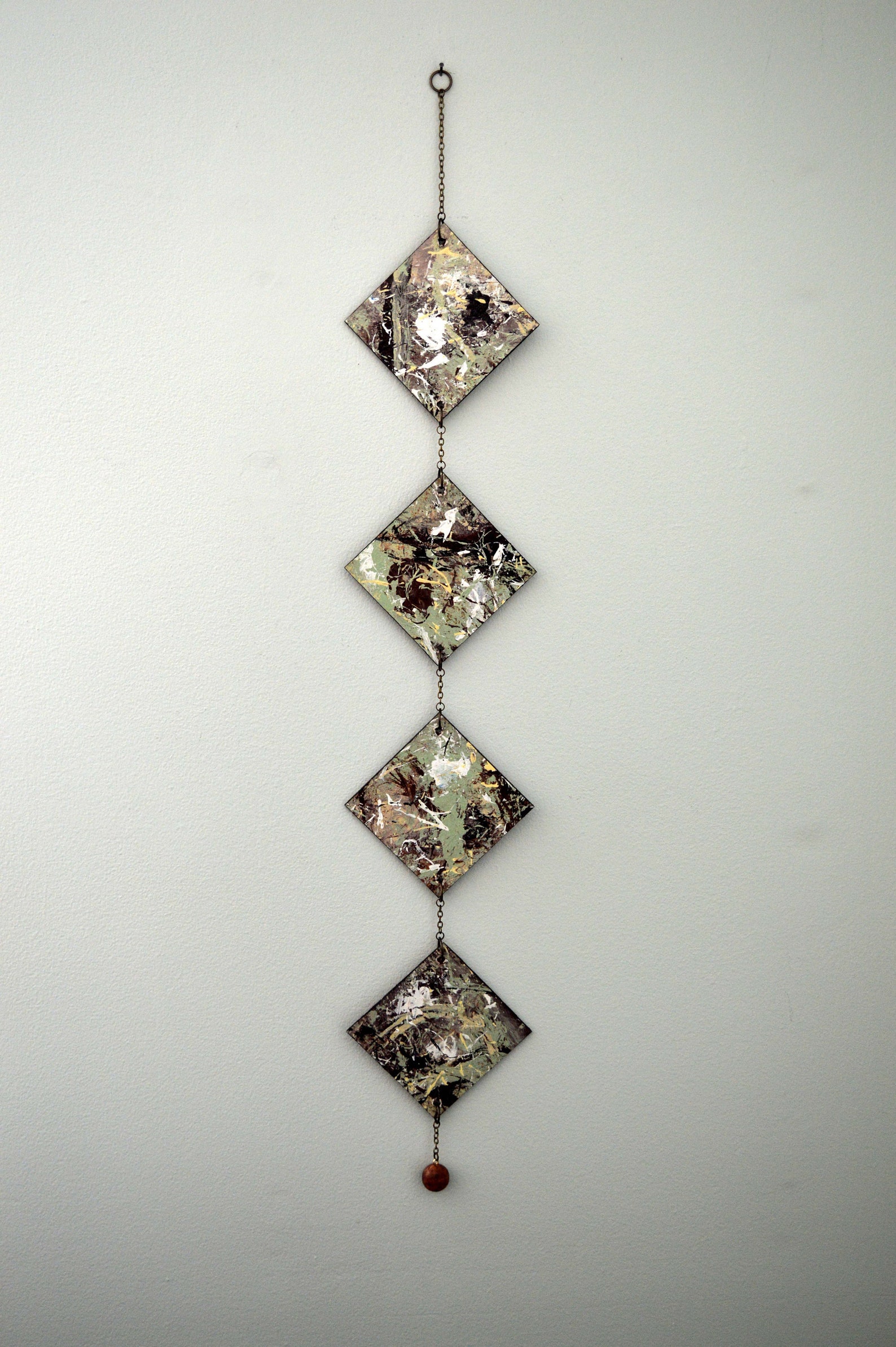 Abstract Vertical Wall Hanging Boho Wall Hanging Modern Home Etsy