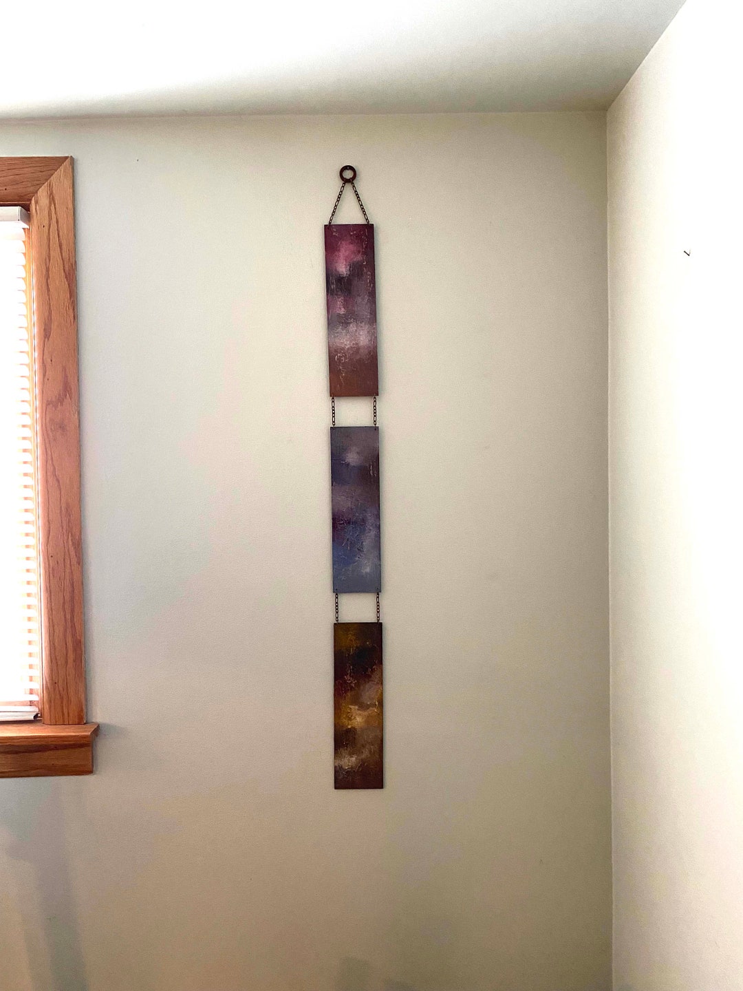 Vertical Wall Art, Narrow Vertical Wall Art, Vertical Wall Decor, Boho