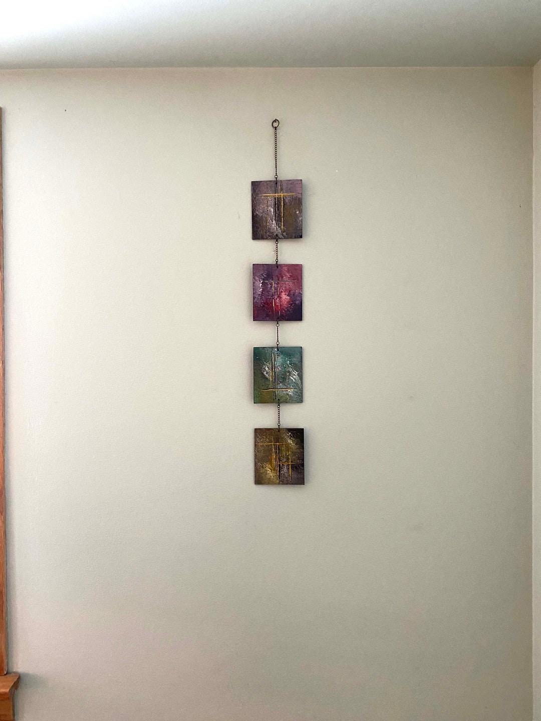 Vertical Wall Art, Narrow Vertical Wall Art, Vertical Wall Decor, Boho