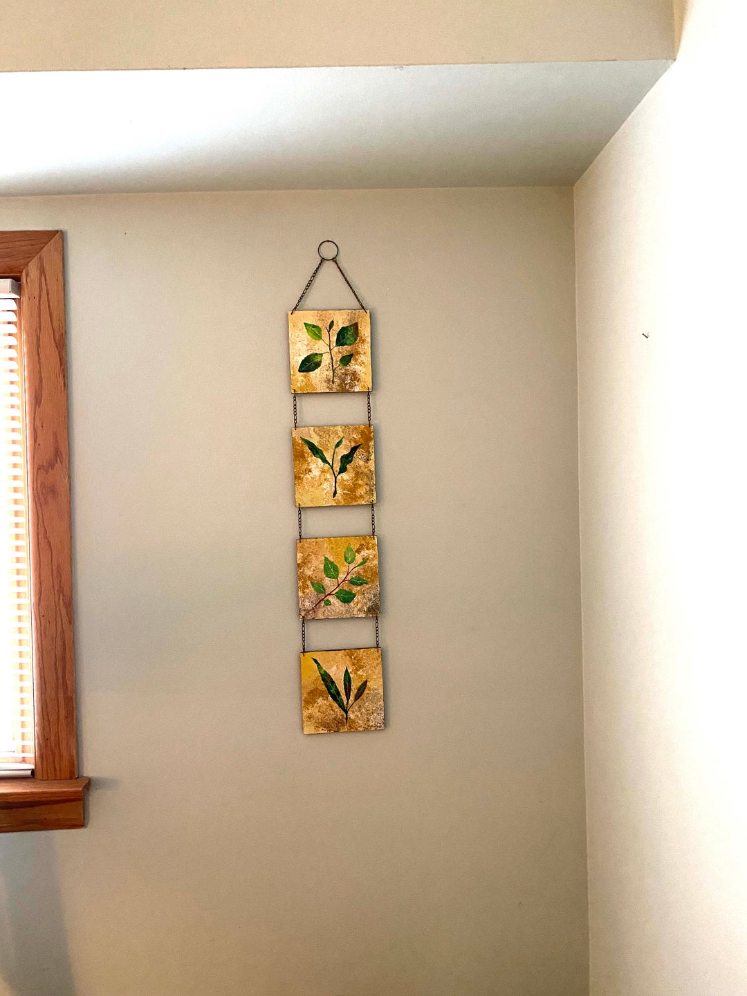 Vertical Wall Art, Vertical Wall Hanging, Vertical Wall Decor