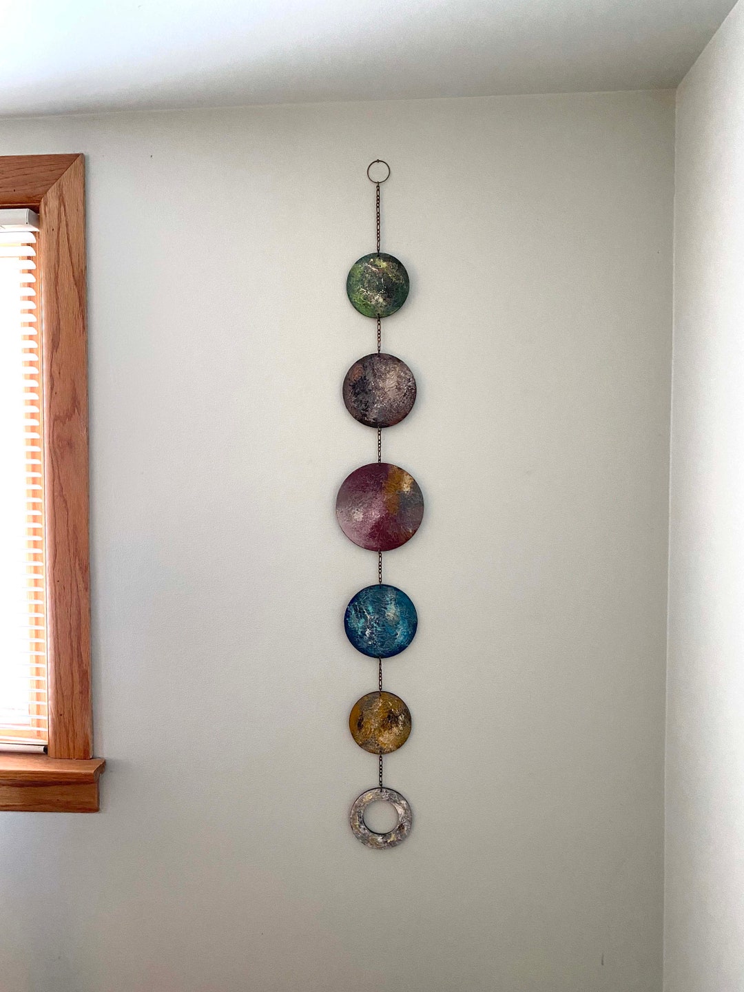 Vertical Wall Art, Vertical Hanging Wall Art, Vertical Wall Decor, Boho