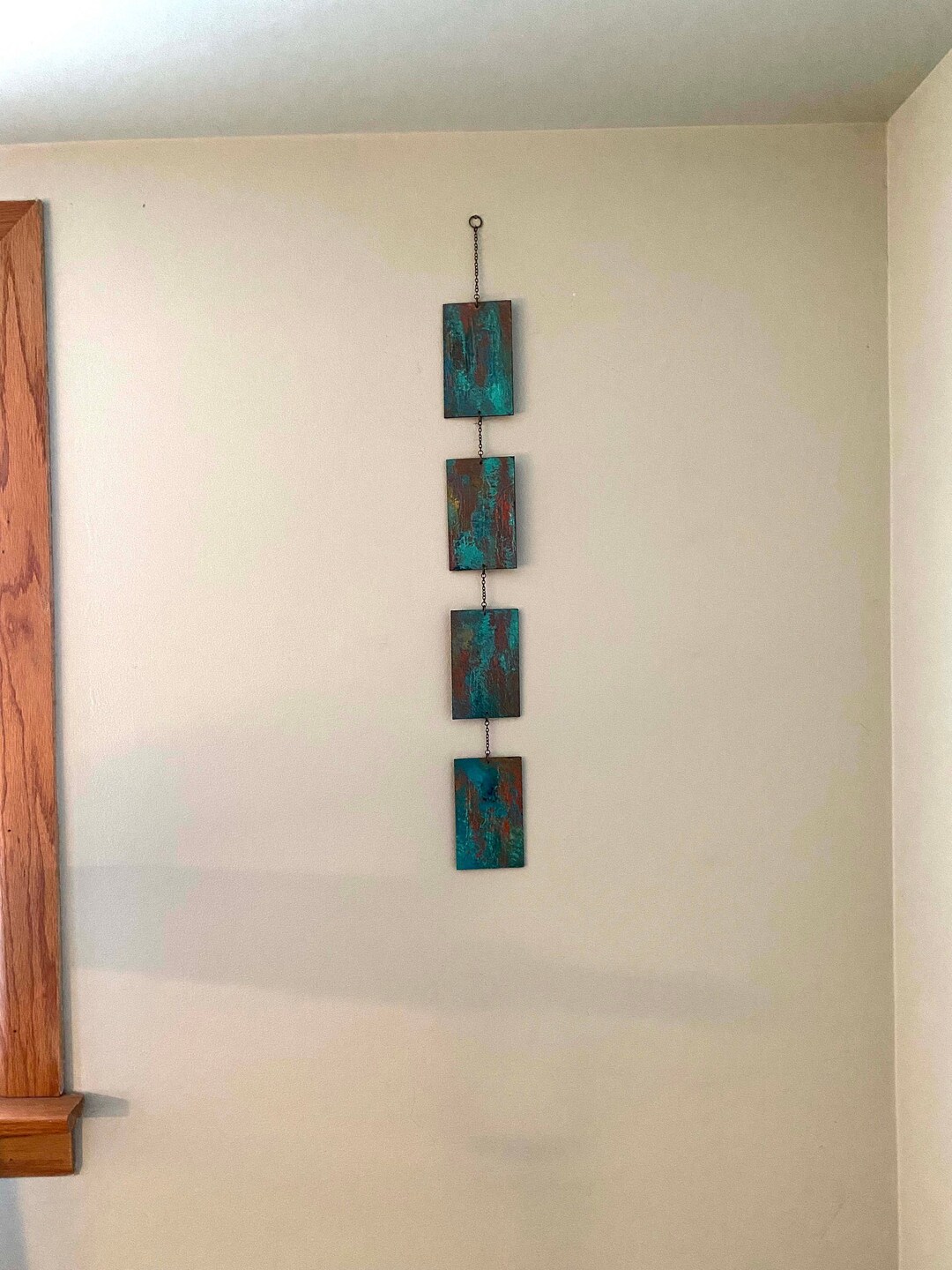 Vertical Wall Art, Vertical Wall Hanging, Vertical Wall Decor, Boho Art