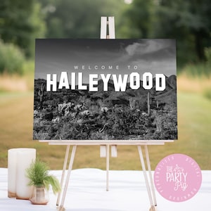 Hollywood welcome sign, hollywood welcome sign, hollywood welcome poster, welcome to hollywood name sign,hollywood birthday,digital download