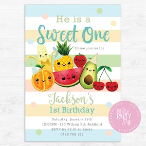 Hey Bear Sensory Geburtstagseinladung Digital Download Custom Invite Design